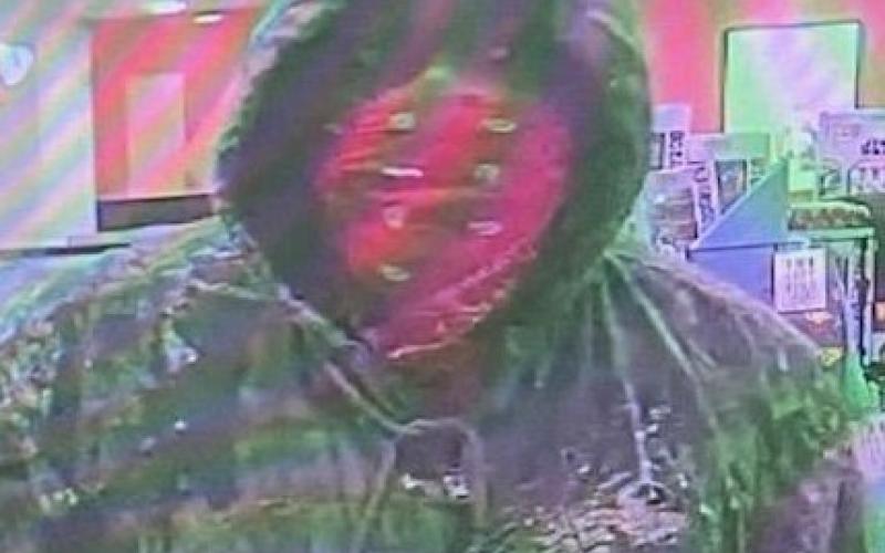 A masked man in camouflaged demanded money early Friday morning in a robbery at the Circle K at the intersection of West Duval Street and SW Baya Drive. (COURTESY)