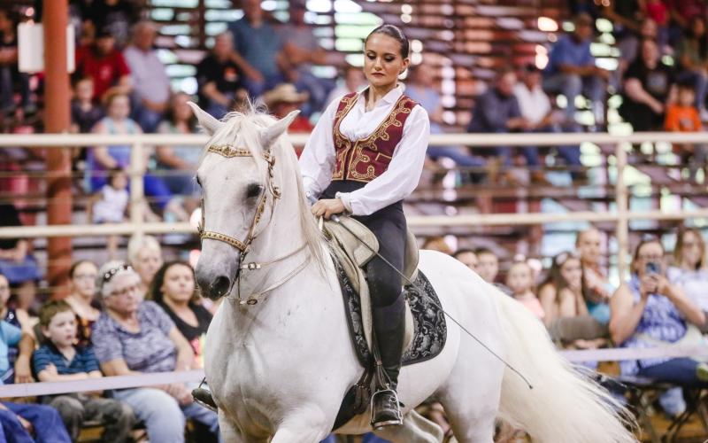 The Gala of the Royal Horses will show off various breeds of horses performing maneuvers once used on battlefields at the Oaks Equestrian Center on Saturday. (COURTESY)