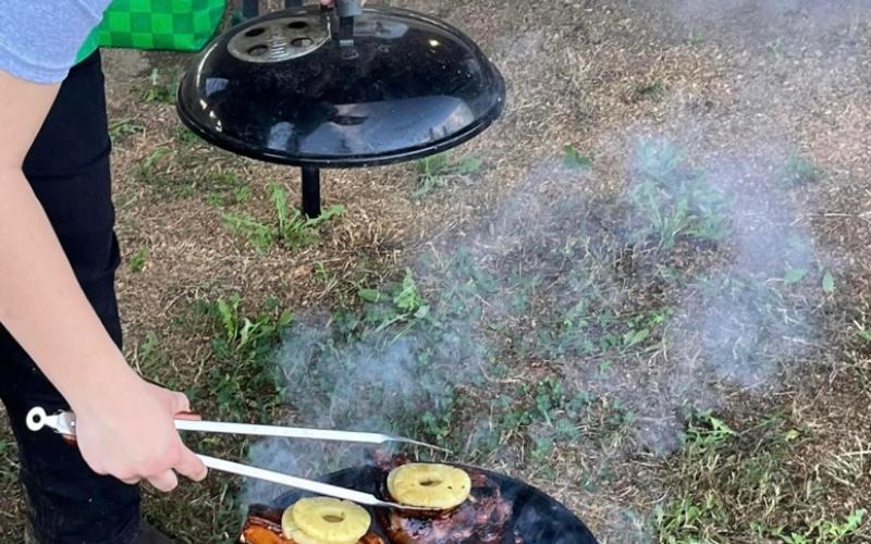 Alecia Swinson, a Lafayette County 4-H youth, won a $1,500 scholarship for her ‘Hawaiian pork chops’ in the state 4-H Tailgating competition. (COURTESY)