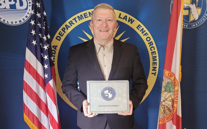 Suwannee County Chief Deputy Buddy Williams was one of 19 graduates from last week’s Chief Executive Seminar from the Florida Criminal Justice Executive Institute. (COURTESY)