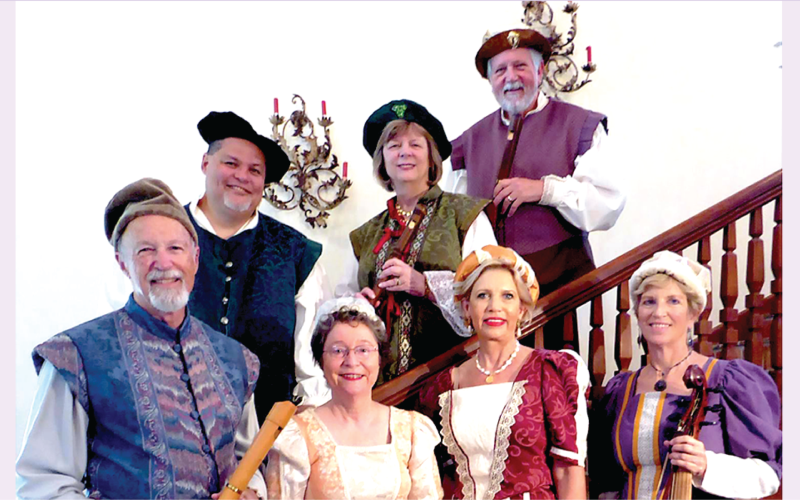 RareSong, a group using period-appropriate instruments and costumes, will perform Dec. 2 in Live Oak as part of the Friends of Music concert series. (COURTESY)