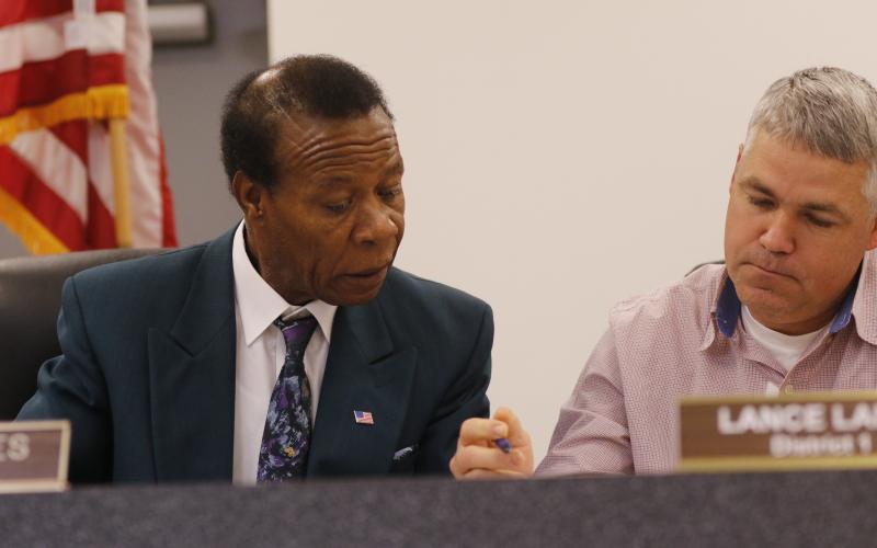 Earnest Jones was named the Lafayette County Commission’s new chairman during Tuesday’s meeting. (JAMIE WACHTER/Lake City Reporter)