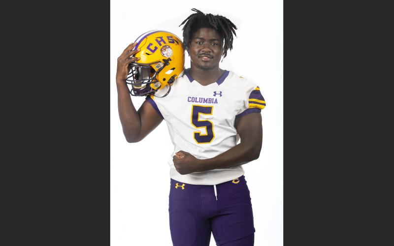 Columbia linebacker Jaden Robinson is the LCR’s Defensive Player of the Year. (JEN CHASTEEN/Special to the Reporter)