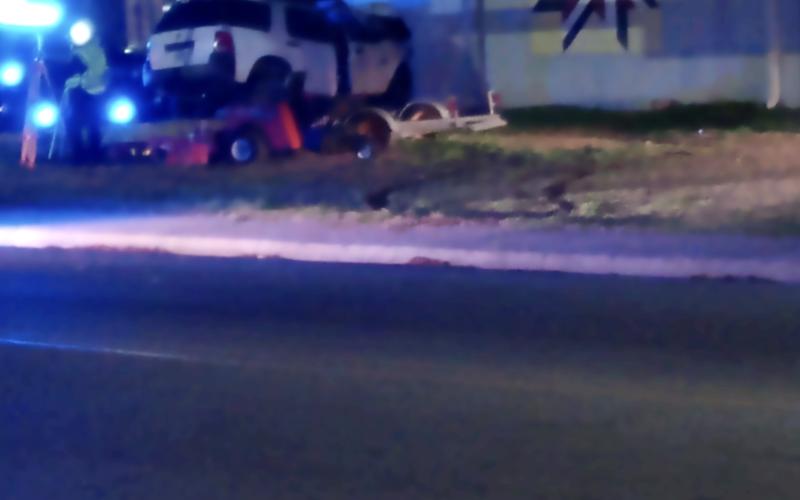 A Live Oak man died in an accident Saturday morning when his vehicle crashed into Hometown Jewelry and Loan in downtown Live Oak. (COURTESY)