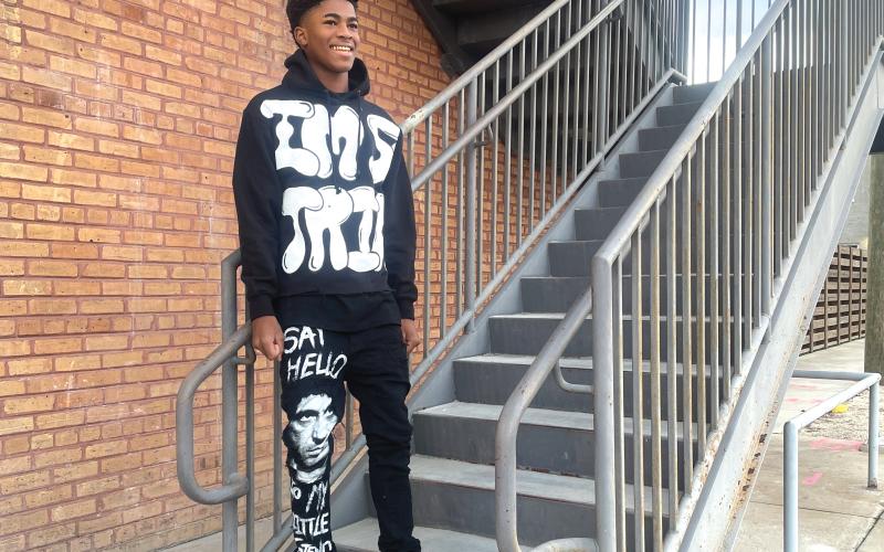 Maceon Sheppard, the owner of Kings Kloset in Lake City, said clothing had been a passion of his for a long time before opening his store. (COURTESY)