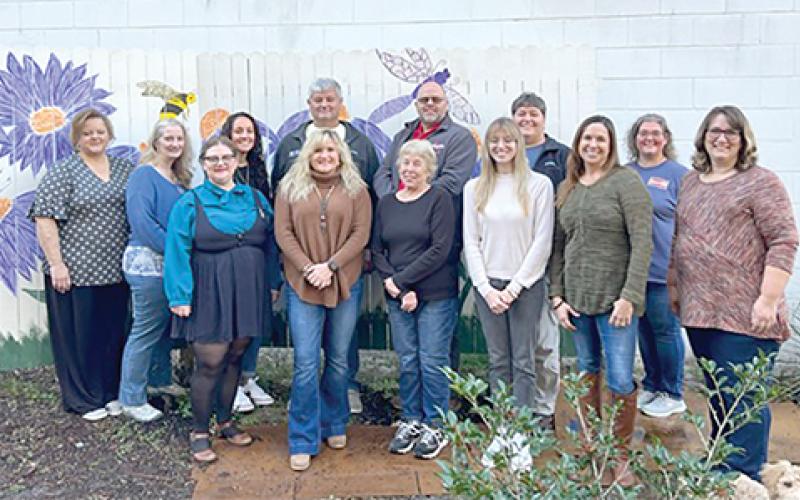 Lafayette County’s Beverly Fountain (Health Department), Daryl Fletcher (Lafayette County School District), Melissa Shaw and Shawn Jackson (UF/IFAS Lafayette County Extension) were four of 13 North Florida individuals to complete the SFP facilitator training. (COURTESY)