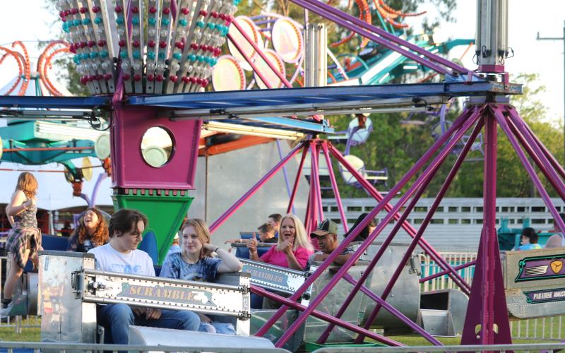 Fair rides and attractions will be available to enjoy for nine days beginning Friday as the 108th annual Suwannee County Fair returns. (FILE)