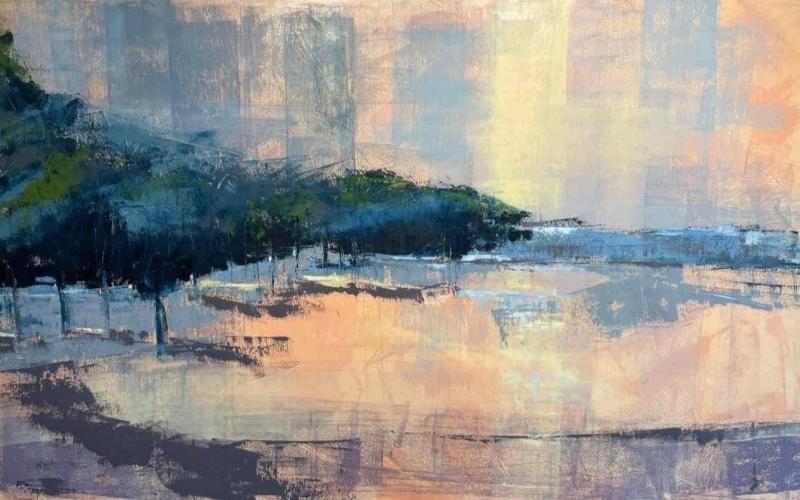 Artist Joanna McNally will demonstrate her techniques in the “Keep Simple” landscape painting workshop at the Gateway Art Gallery on April 10. (COURTESY)