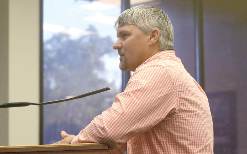 Jerald Lee was approved as Live Oak’s new public works director by the City Council on Tuesday. (JAMIE WACHTER/Lake City Reporter)