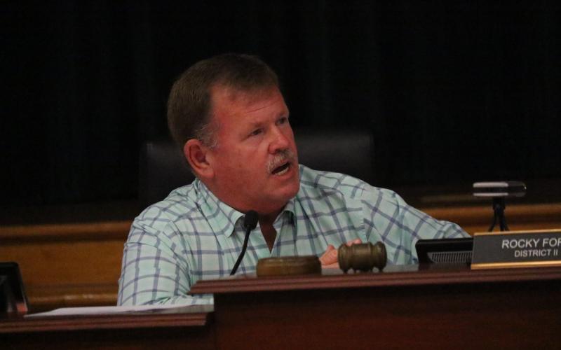 Columbia County Commissioner Tim Murphy said the county “cannot afford” to start a full recreation department during a workshop on the matter Thursday. (JAMIE WACHTER/Lake City Reporter)