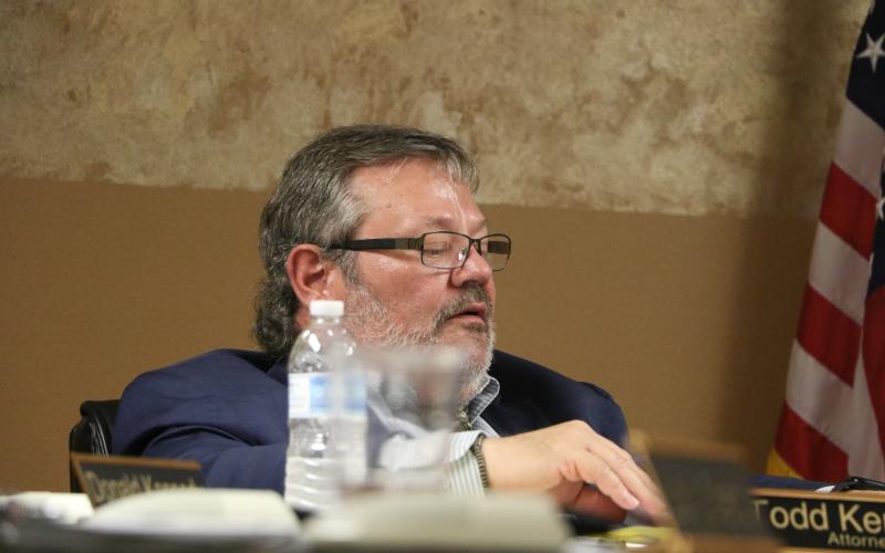 Lake Shore Hospital Authority attorney Todd Kennon said some kinks are still getting worked out regarding financial assistance for a lease agreement with EMPALS. (MORGAN MCMULLEN/Lake City Reporter)