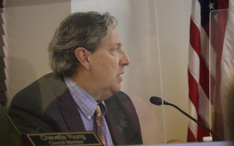 Councilman Todd Sampson requested the City of Lake City seek a modification to its interlocal agreement with the Lake Shore Hospital Authority to keep the 12 parcels downtown for public parking. (FILE)