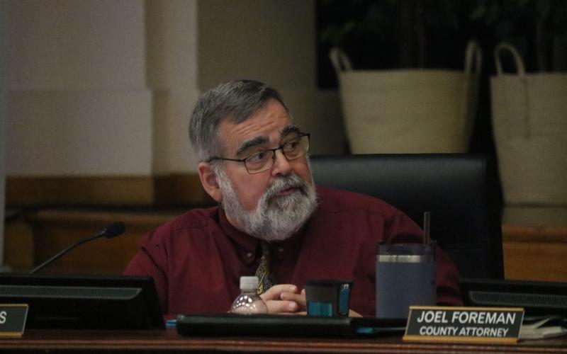Columbia County Manager David Kraus said he accepts any criticism from the County Commission so he can improve his performance for next year. (FILE)
