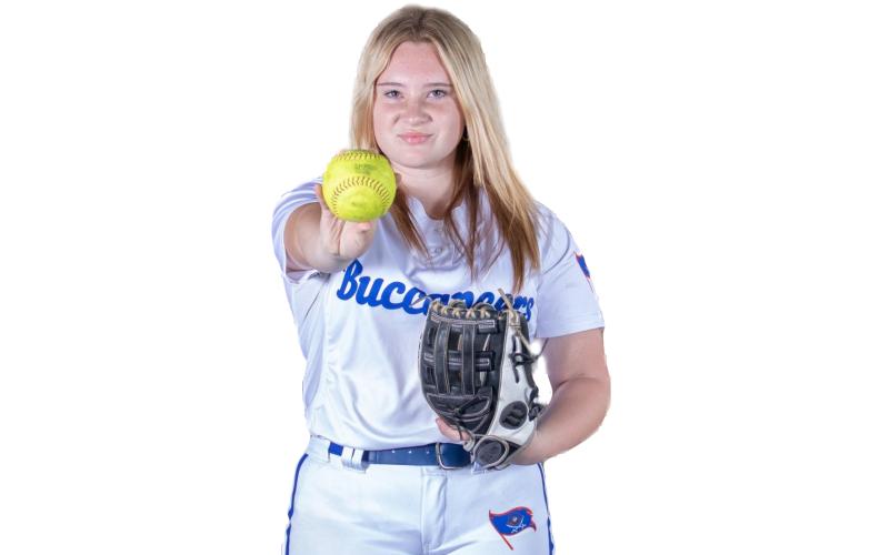 Branford pitcher Laila Arnold is the LCR’s Softball Player of the Year. (STUDIO 386 PHOTOGRAPHY)