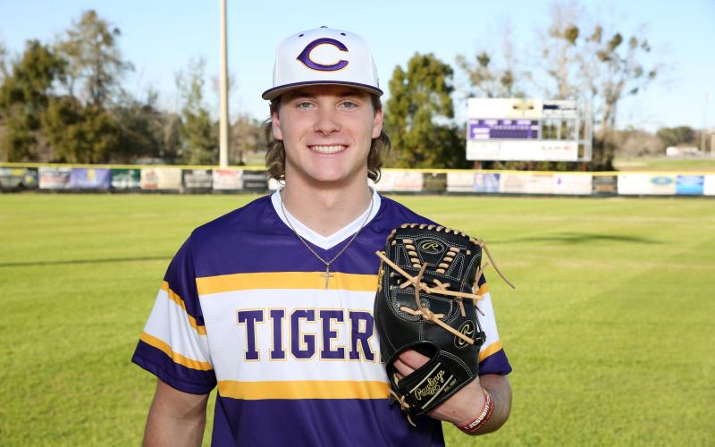 Columbia pitcher/first baseman Josh Fernald is the LCR’s Baseball Player of the Year. (MANDI SLOAN/Special to the Reporter)