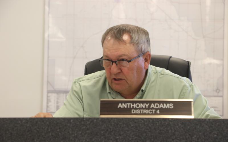 Lafayette County Commissioner Anthony Adams said County Road 53 is vital to the wellbeing of the county. The commission unanimously approved a $3.9 million project for Anderson Columbia to resurface a 10-mile stretch of the road. (MORGAN MCMULLEN/Lake City Reporter)