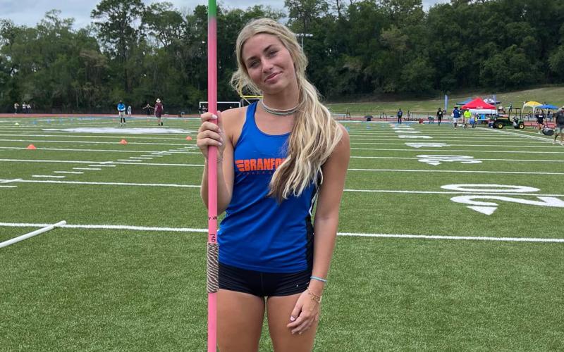 Branford’s Jadyn Mosley is the LCR’s Girls Track &amp; Field Athlete of the Year. (COURTESY)