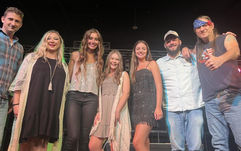 Seven musicians qualiified for the Suwannee River Jam Audition finals from the first preliminary event at the Spirit of the Suwannee Music Park. Advancing to the Aug. 26 finals are Lee Ann Purvis, Rambler Kane, Katie O, Khloe Grace, Liz Faith, Ben Strok and Laney Strickland. (COURTESY)