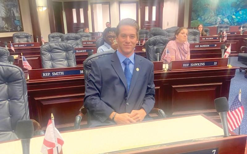 Lafayette County 4-H member Trey Galbraith was named the Florida 4-H Senator of the Year. (COURTESY)