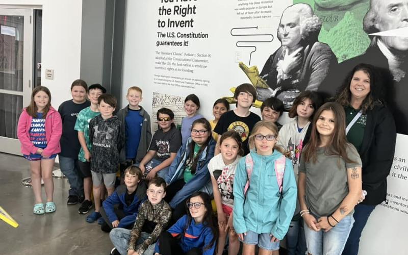 Campers who attended the Lafayette County 4-H’s Inventors Camp took a field trip to see the Cade Museum in Gainesville. (COURTESY LAFAYETTE 4-H)