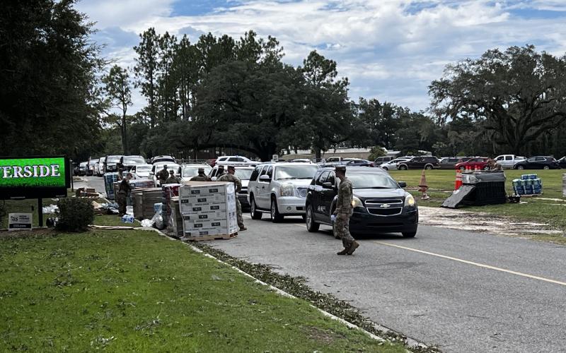 There are points of distribution in Suwannee County at Suwannee Riverside Elementary and Branford Elementary. (COURTESY)