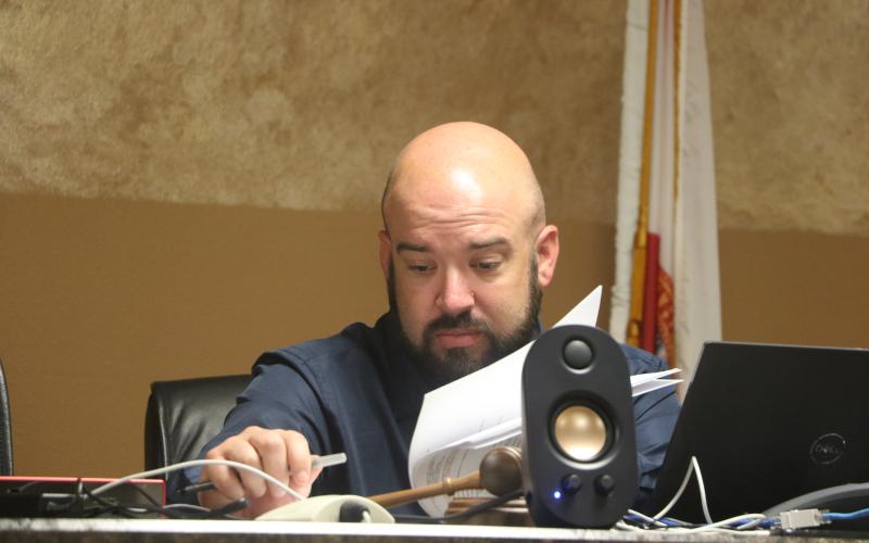 Brandon Biel, the Lake Shore Hospital Authority chairman, said he doesn’t want to spend nearly $300,000 to insure the main hospital building, which he has a ‘desire to tear to the ground.' (MORGAN MCMULLEN/Lake City Reporter)