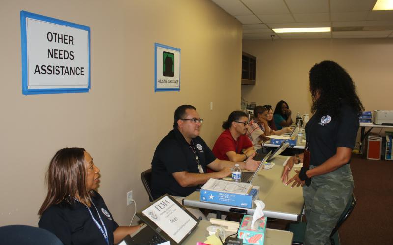 Representatives from the Federal Emegency Management Agency and other organizations will be on hand to assist local residents with their recovery from Hurricane Idalia. (TONY BRITT/Lake City Reporter)