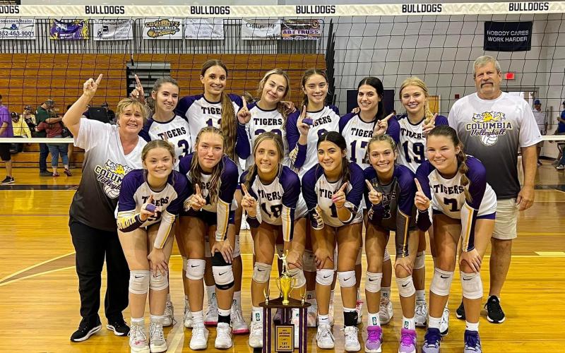Columbia won the Lady Bulldog Invitational at Bell on Saturday. (COURTESY)