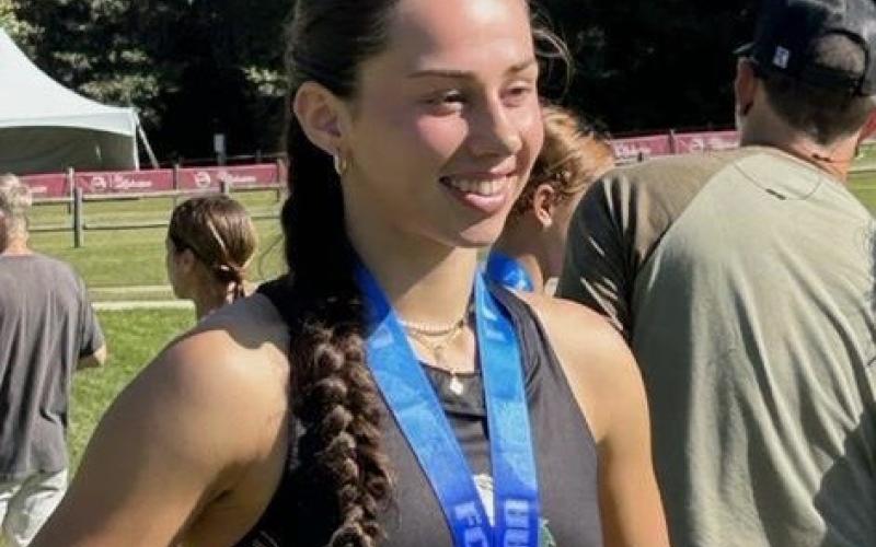 FGC runner Sarah Simpson placed sixth at the NJCAA Region 8 Championship. (COURTESY)