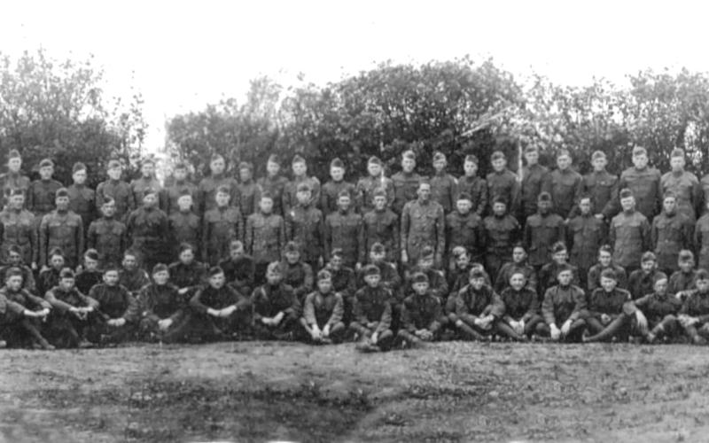 Lake City soldiers at Camp Wheeler, Ga., during World War I. (COURTESY)
