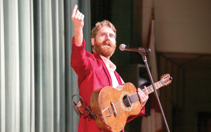 Sean Dietrich, who performed at the Levy Performing Arts Center at Florida Gateway College in 2019, will be back for another show as part of the college’s Campus Vibes: Arts &amp; Music Showcase series next spring. (FILE)