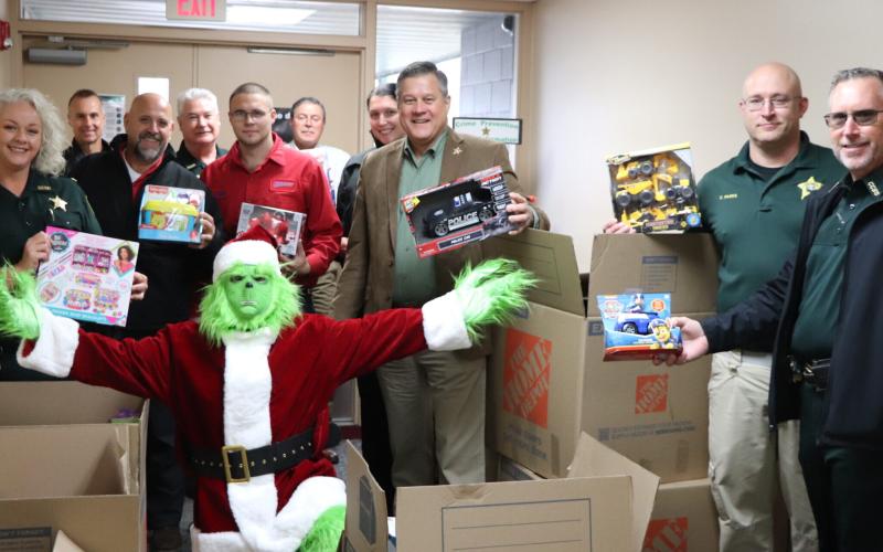 The Columbia County Sheriff’s Office is hosting its ‘Deputy Claus for a Cause’ event for the third time this year, delivering Christmas presents on Dec. 23 to various neighborhoods in the community. (COURTESY)