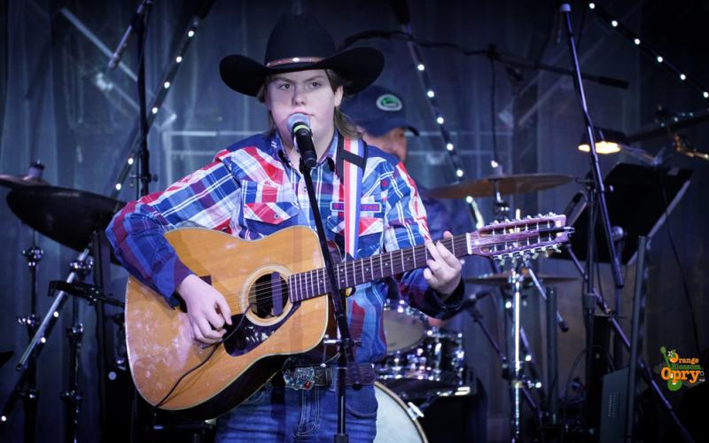 Gauge Bolin will make his Spirit of the Suwannee Music Park on Friday night. The Suwannee Opry will have eight artists then performing Saturday night. (COURTESY)