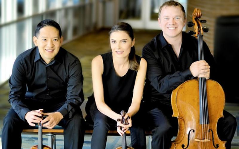 The Lawson Ensemble, featuring Clinton Dewing (from left), Aurica Duca and Nick Curry, will perform Friday for the Friends of Music concert season in Live Oak. (COURTESY)