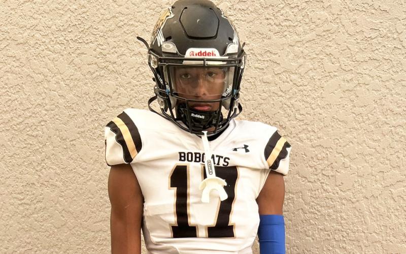 Former Buchholz receiver Mike Peterson announced on Twitter on Friday that he’s transferring to Fort White for his senior season. Peterson caught 25 passes for 502 yards last year for the Bobcats. (COURTESY)