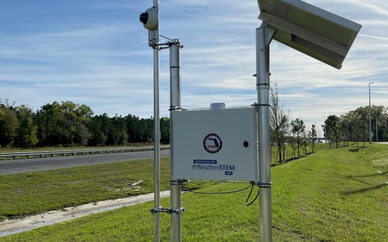 The Florida Department of Transporation recently installed a WeatherStem system on Interstate 10 in Suwannee County. (COURTESY)
