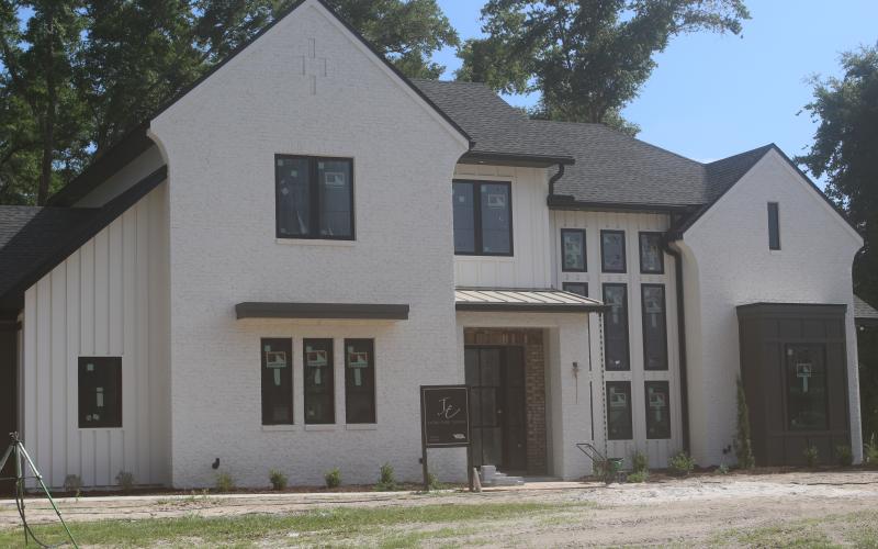 IC Construction will have two homes on this year’s Parade of Homes, including this 4,089-square-foot house on NW Old Mill Road. (JAMIE WACHTER/Lake City Reporter)