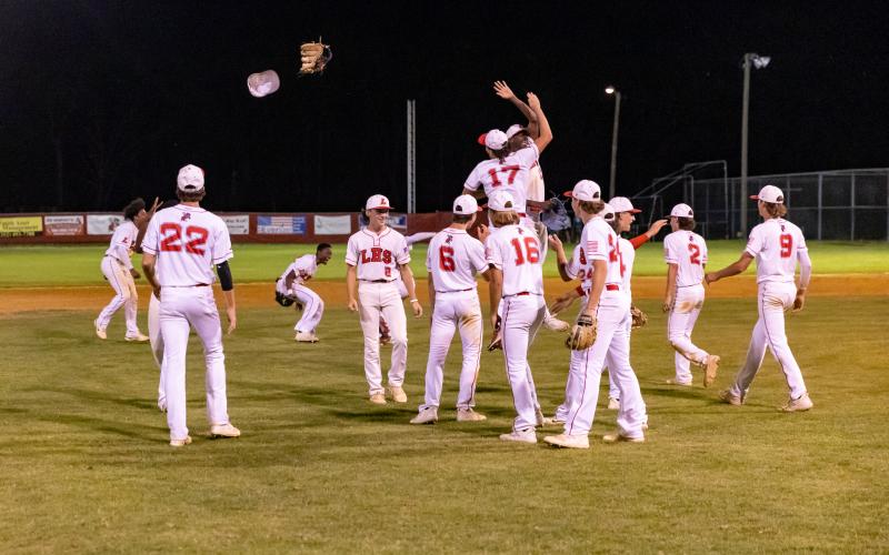 Lafayette celebrates after defeating Union County 4-0 to win the Region 3-1A championship on Saturday. (JACK HOWDESHELL/Special to the Reporter)
