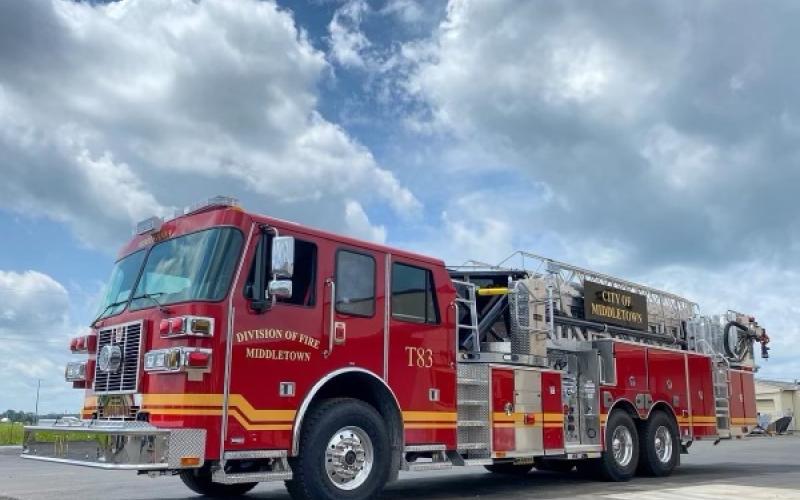 The Lake City Fire Department should soon receive a new 100-foot ladder truck, shown here, after the Lake City Council voted Monday to approve the purchase. The council is using $2.2 million in American Rescue Plan Act funds to secure the truck. (COURTESY)