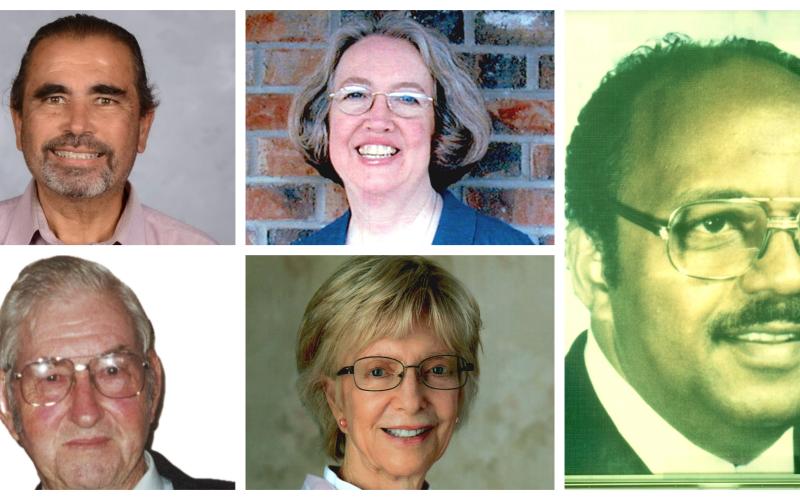 Amaya (clockwise from left), Felder, Levy, Johns and Haltiwanger