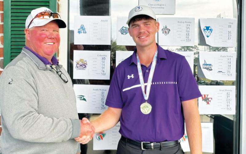 Columbia golfer Connor Williams won the Region 1-3A title. (FILE)