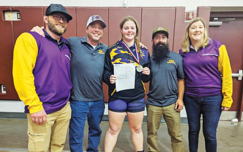 Josie Raulerson became the first gils wrestler at Columbia to win a regional title. (FILE)