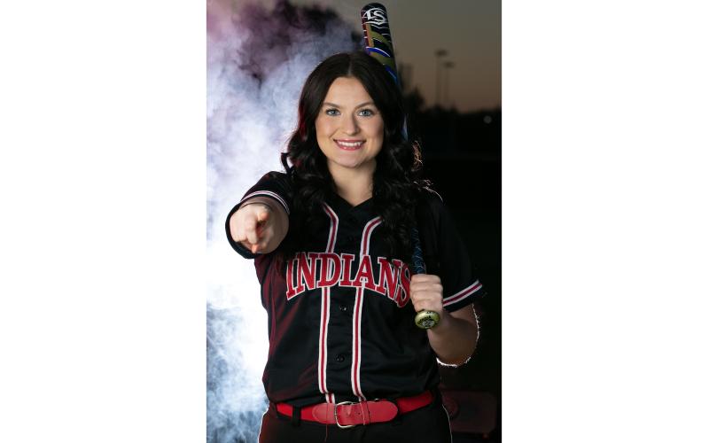 Fort White pitcher Kadence Compton is the LCR’s Softball Player of the Year. (JEN CHASTEEN/Special to the Reporter)