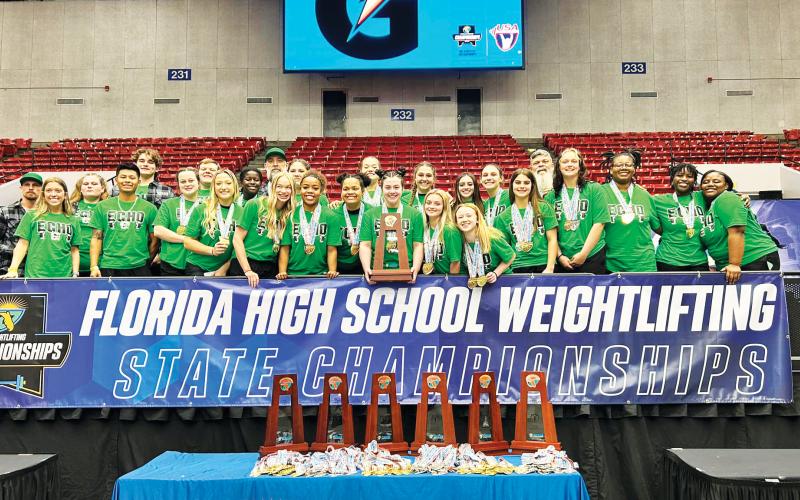 Suwannee’s girls weight lifting team swept the Class 1A traditional and Olympic team titles this season. (FILE)