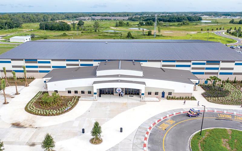 The Wiregrass Ranch Sports Campus in Pasco County is a 98,000-square-foot facility originally built as a regional shelter. Suwannee County has been selected as the host of a shelter for North Florida. (COURTESY FLORIDA SPORTS COAST)