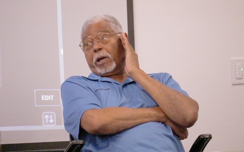 Columbia County Commissioner Ron Williams suggested the North Florida Water Utilities Authority hire Dale Williams as a consultant to help it get started. (JAMIE WACHTER/Lake City Reporter)