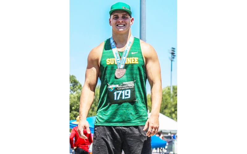 Suwannee's Will Wainwright brought home 3 state medals in track and field. (FILE)