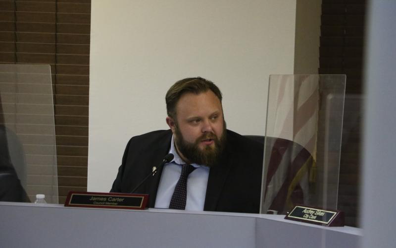 Lake City Councilman James Carter said he wants the city to pursue an outside inquiry into the severance paid to former City Manager Paul Dyal to see if the city has a claim to recoup its money. (MORGAN MCMULLEN/Lake City Reporter)