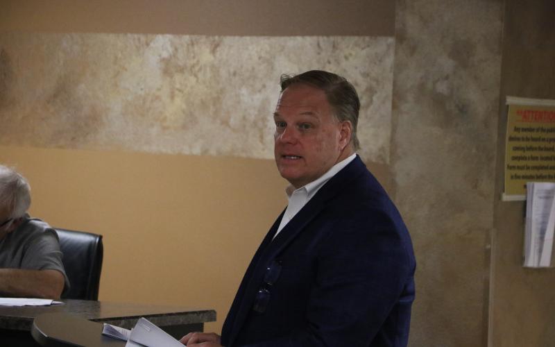 Meridian Behavioral Healthcare CEO Don Savoie said his company’s proposal for the main Lake Shore Hospital building hasn’t changed the past two years. (MORGAN MCMULLEN/Lake City Reporter)