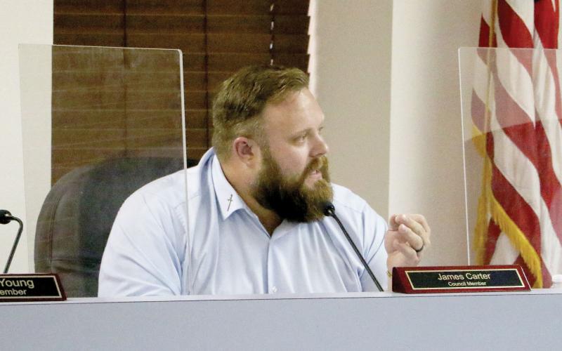 Lake City Councilman James Carter said the city placing the question about council raises on the November ballot was cheaper than if it went that route through a voter-led petition. (MORGAN MCMULLEN/Lake City Reporter)